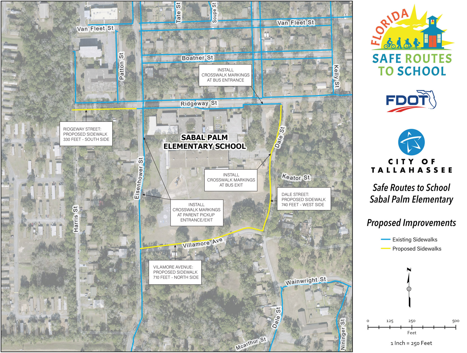 a map of the project area